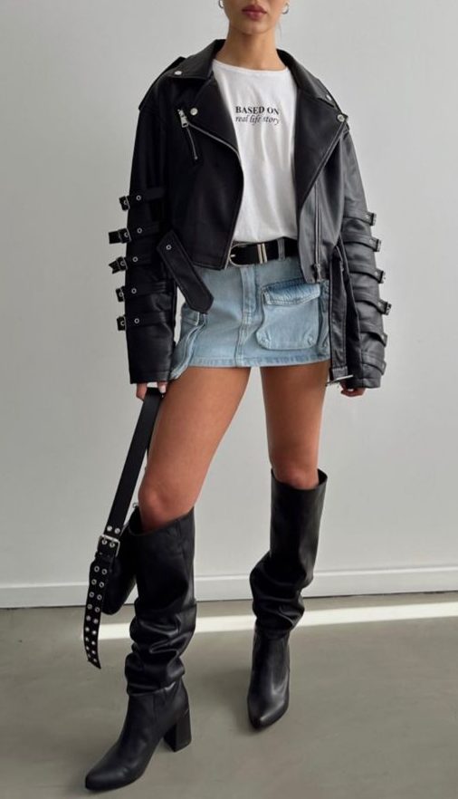 Glam Grunge music festival outfit