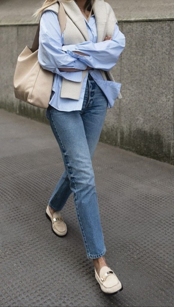 Loafers with jeans
