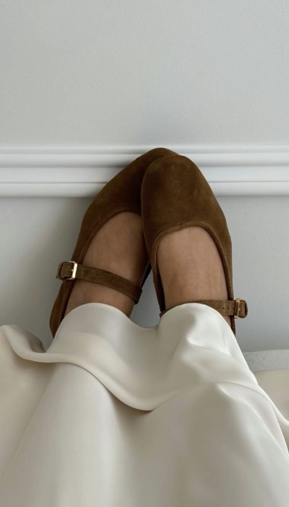 suede mary janes