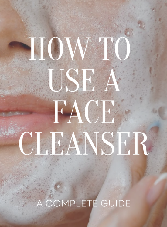 How to Use Face Cleanser
