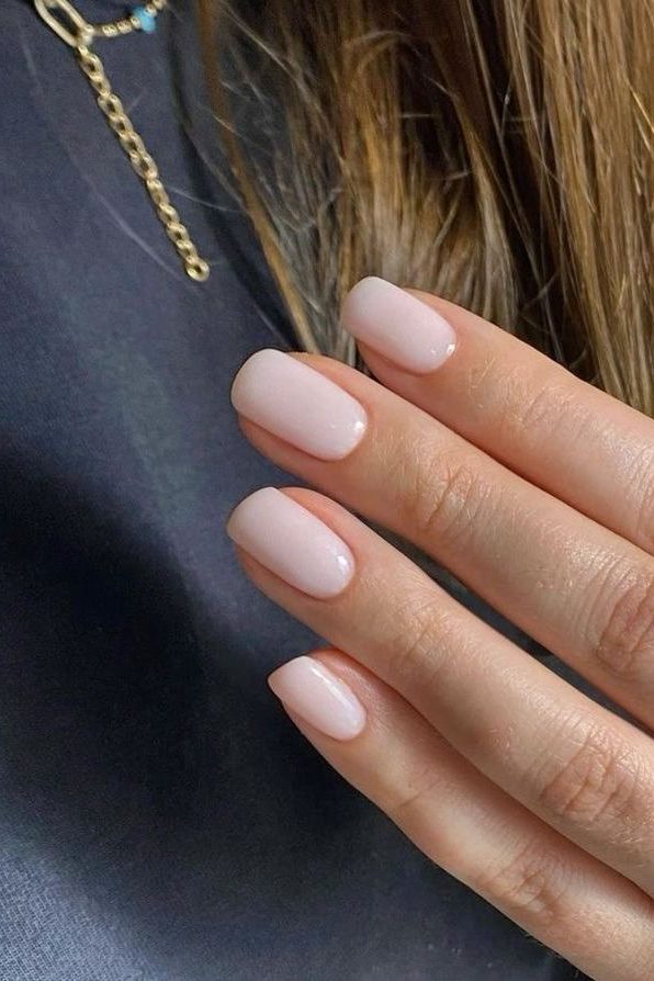 Milky Classy Nude Nail Designs