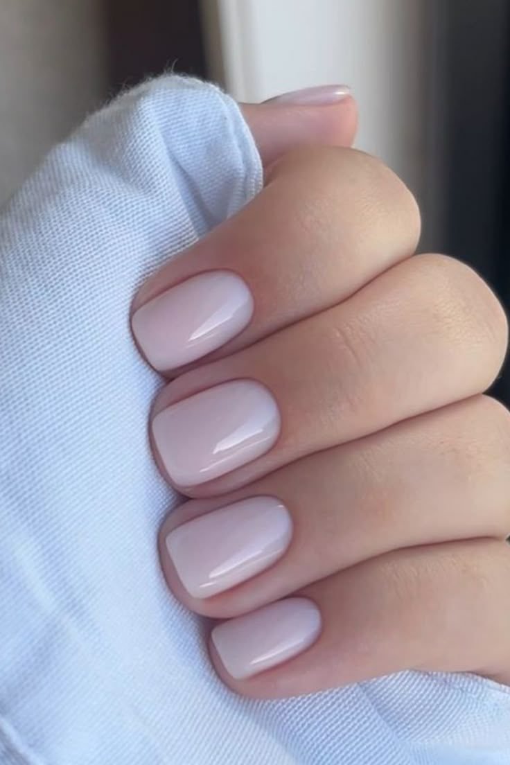 Milky Classy Nude Nail Designs