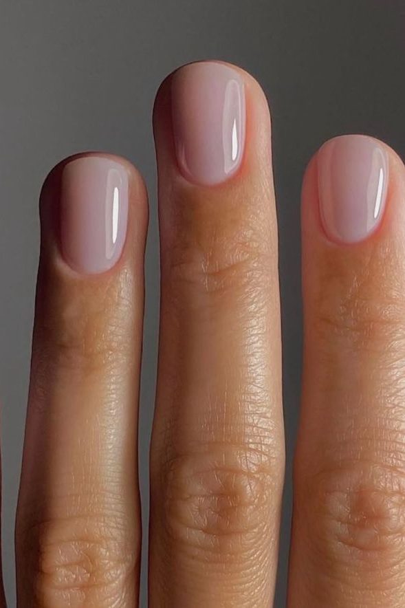 Short Classy Nude Nail Designs