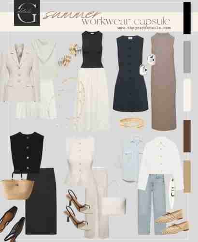 Summer Work Capsule Wardrobe