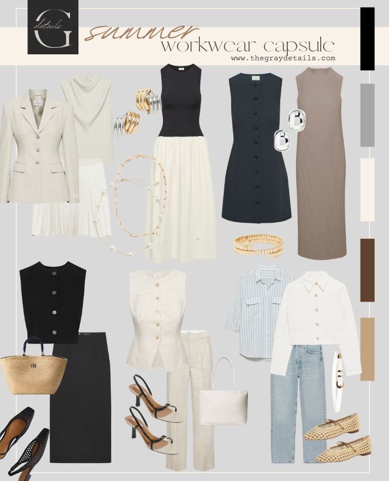Summer Work Capsule Wardrobe