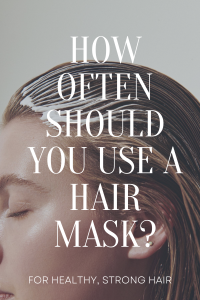 How to Use a Hair Mask - the gray details
