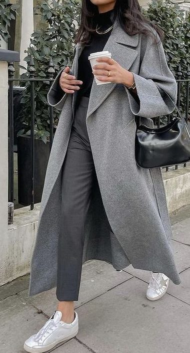 coat layering outfit