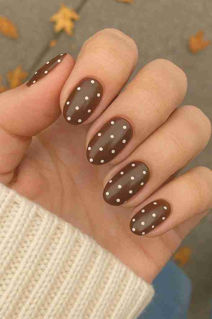Polka Dot February Nails