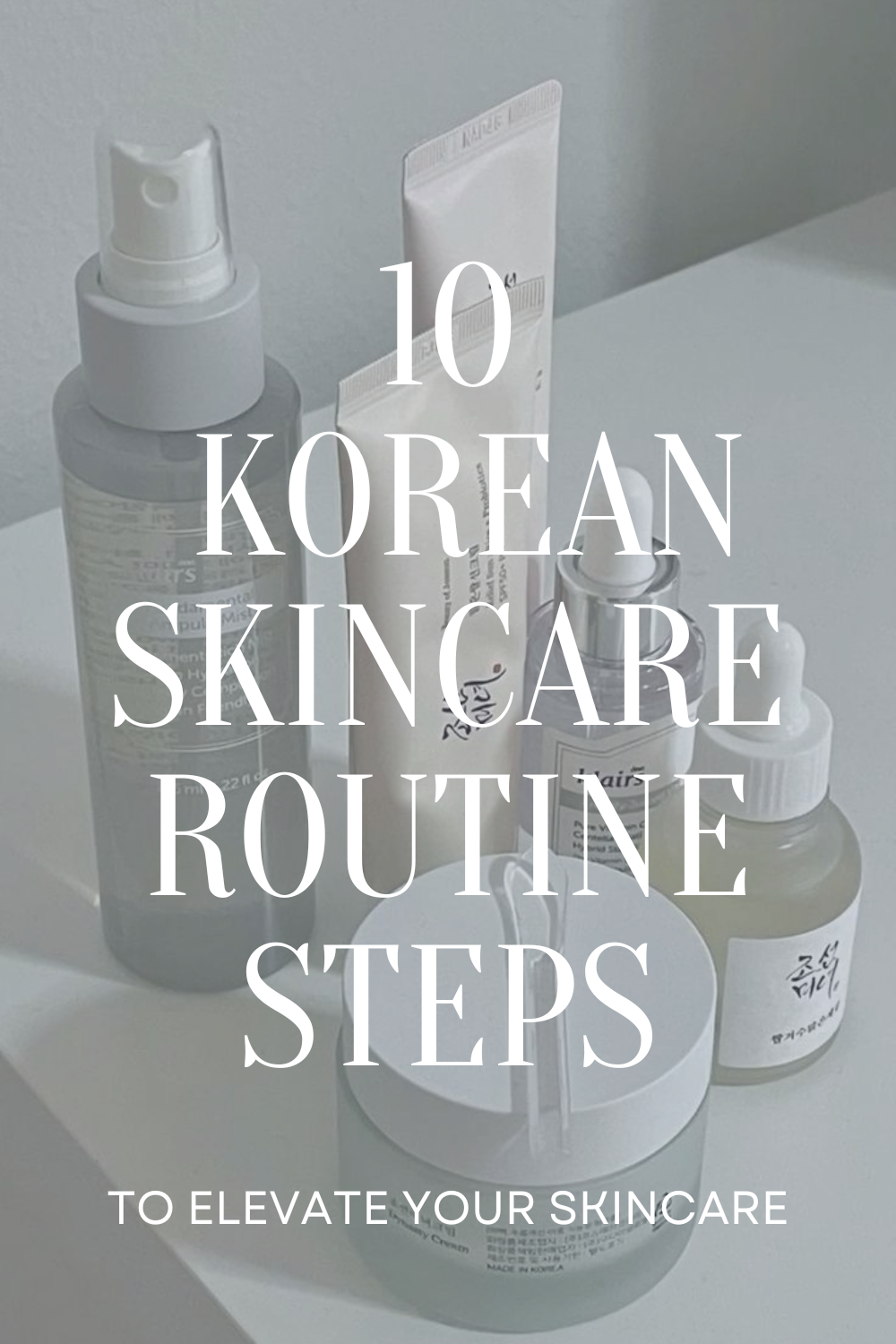 Korean Skincare Routine - the gray details