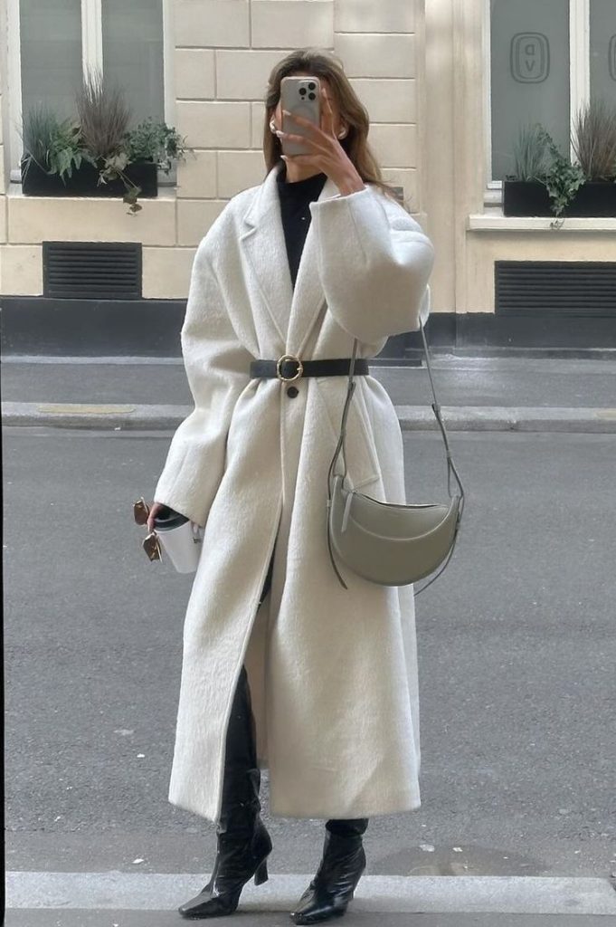 Tailored Wool Coat NYC outfit