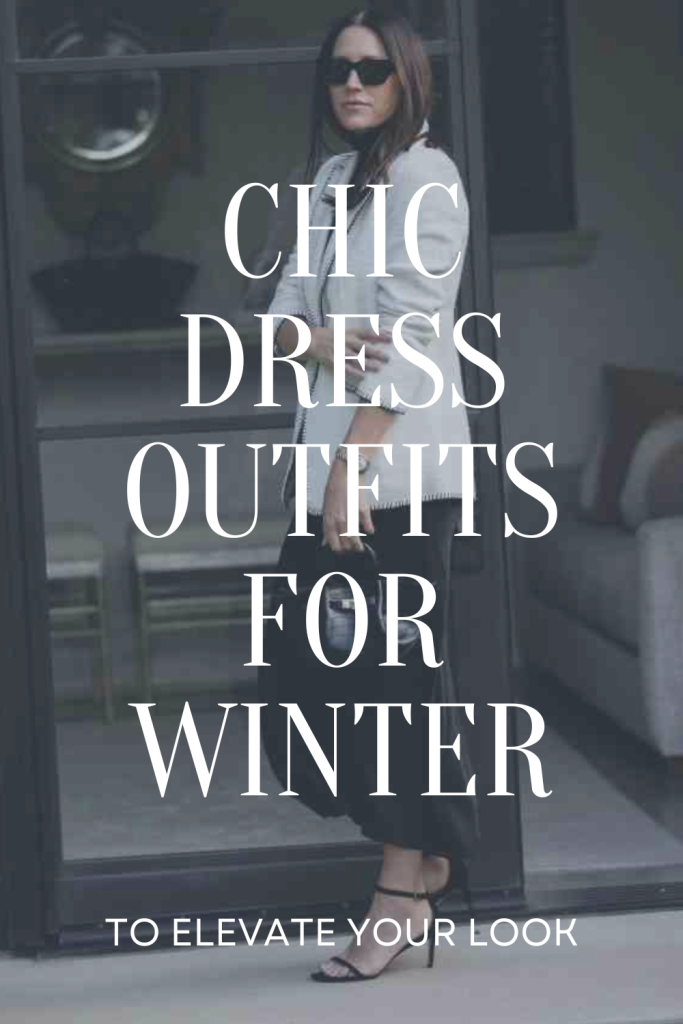 Chic Dress outfits For Winter