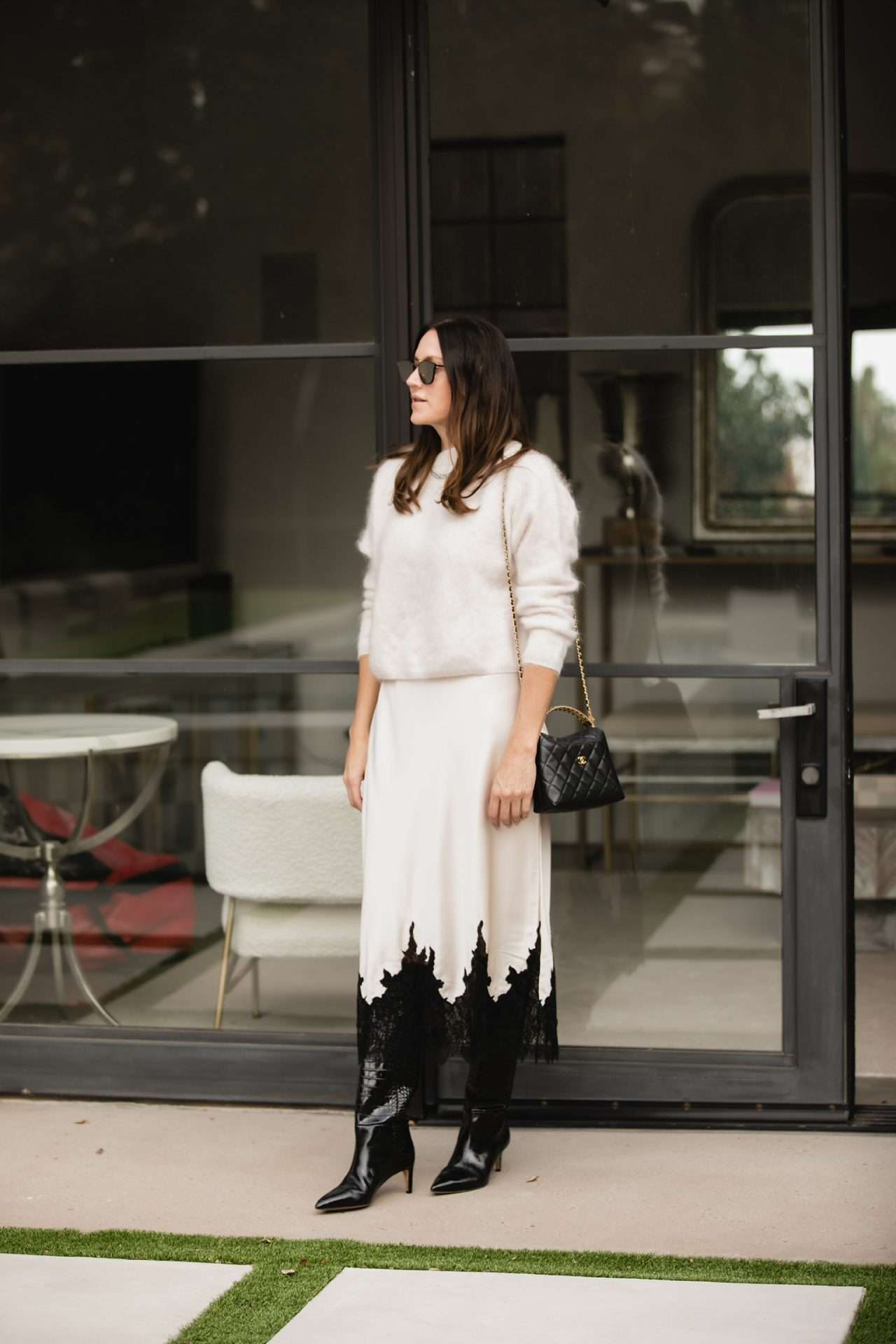 empire waist a line dress Plus Size A-Line V-Neck Evening with Long Lantern Color:06 Karlie Dress – House Designer Cotton Dress