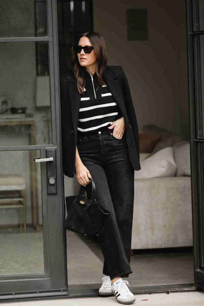 Black Mom Jeans outfit