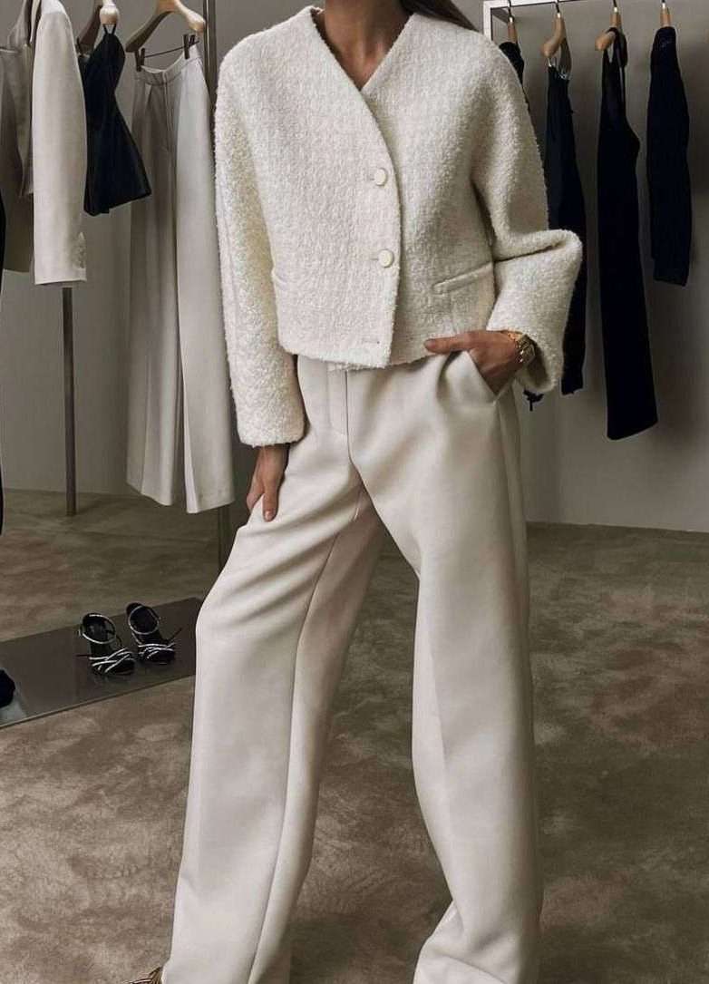 Chic Tweed Blazer Matching Set