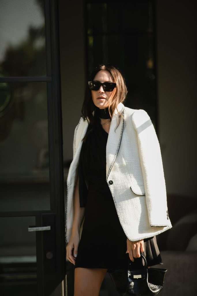 Tweed Blazer and Shorts