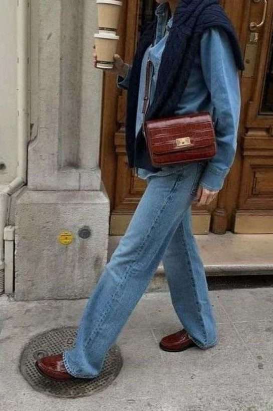 Denim on Denim fashion