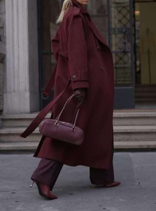 Burgundy Coat