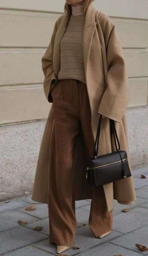 Tan & Camel Monochrome Outfit Ideas