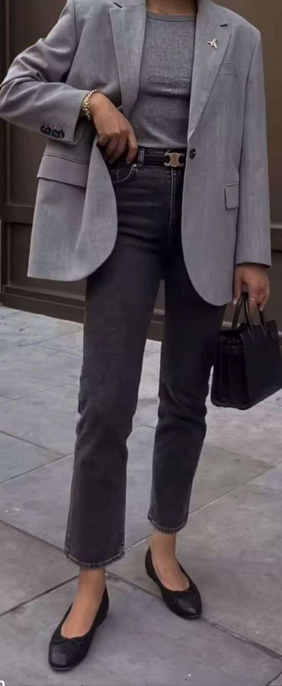 Monochromatic Grey Outfit Ideas