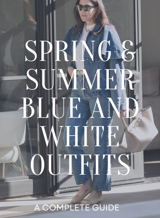 Spring & Summer Blue and White Outfits