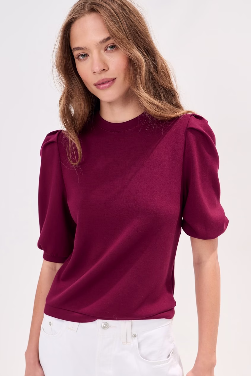 Puff Sleeve Sweatshirt