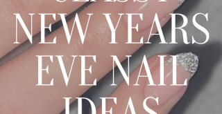 Classy New Years Eve Nails